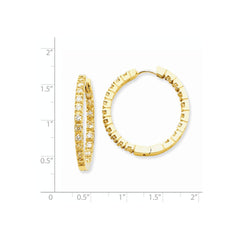 14K Diamond Hinged Hoops Mountings