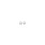 14k White Gold 7mm Trillion Earring Mountings