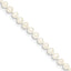 14k 3-4mm White Near Round Freshwater Cultured Pearl Bracelet