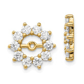 14K A Fancy Diamond Earring Jacket