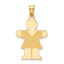 14K Girl Charm