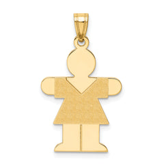 14K Girl Charm