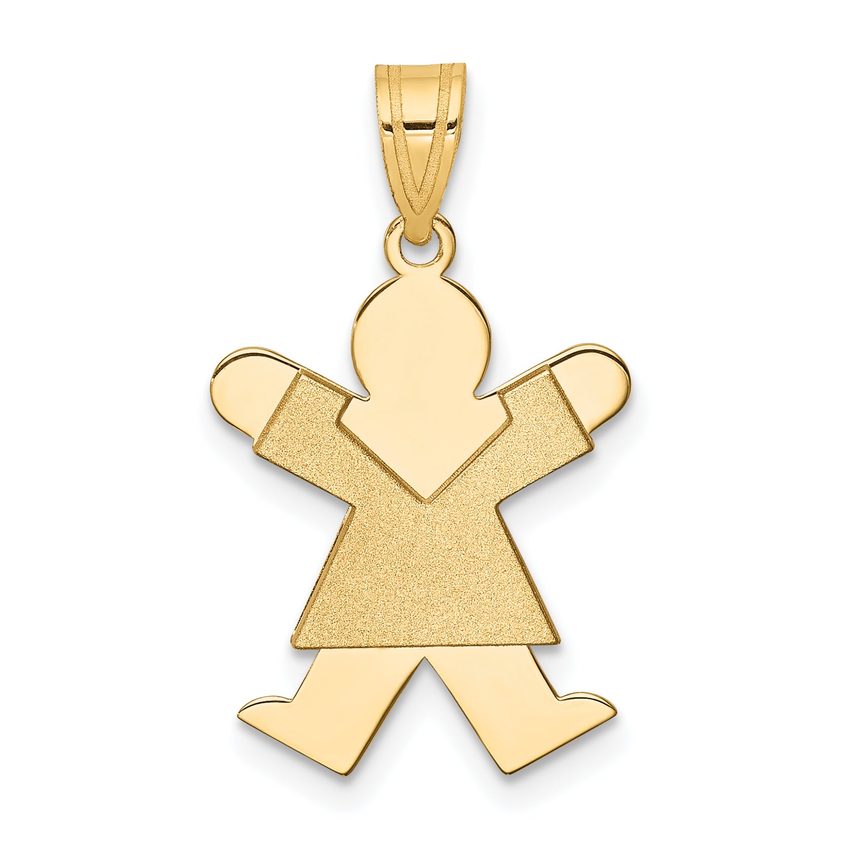 14K Girl Charm