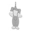 Sterling Silver Rhodium-plated Country Side Cuddle Charm