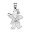 14k White Gold VS Diamond Kid Pendant