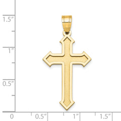 14K Passion Cross Pendant