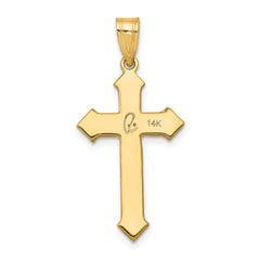 14K Passion Cross Pendant