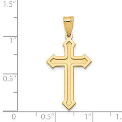 14K Passion Cross Pendant