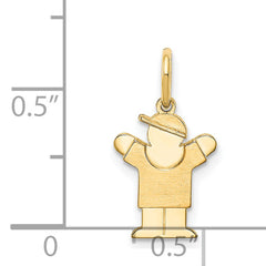 14K Mini Boy Love Charm