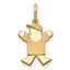 14k Mini Boy Joy Charm