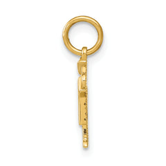 14K Mini Boy Kiss Charm