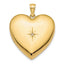 Diamond Heart Ash Holder Locket in 14K Yellow Gold, 30mm (0.01 ct. tw.) - Sophia Jewelers