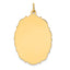14k Plain .018 Gauge Engravable Disc Charm