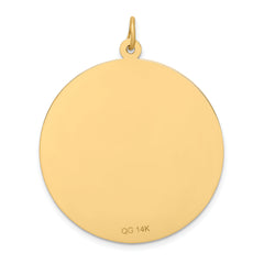 14K Medical Jewelry Unenameled Pendant