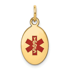 Enamel Medical Jewelry Pendant