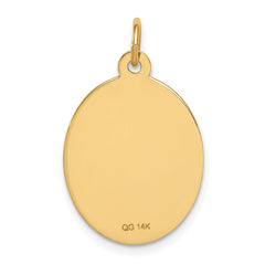 14K Non-enameled Medical Jewelry Pendant