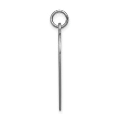 14K WG Heart-Shaped Enameled Medical Jewelry Pendant