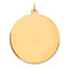 14K Round Disc Charm