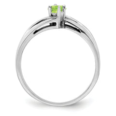 14k White Gold Genuine Family Jewelry Ring - 7 / Genuine