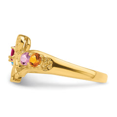 14k Family Jewelry Ring - 7 / Genuine