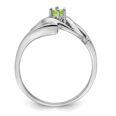 14k White Gold Genuine Family Jewelry Ring - 7 / Genuine