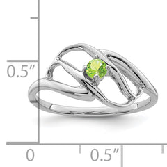 14k White Gold Genuine Family Jewelry Ring - 7 / Genuine