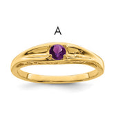 14k Synthetic Family Jewelry Ring