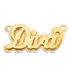 14KY 3D Polished Name Plate