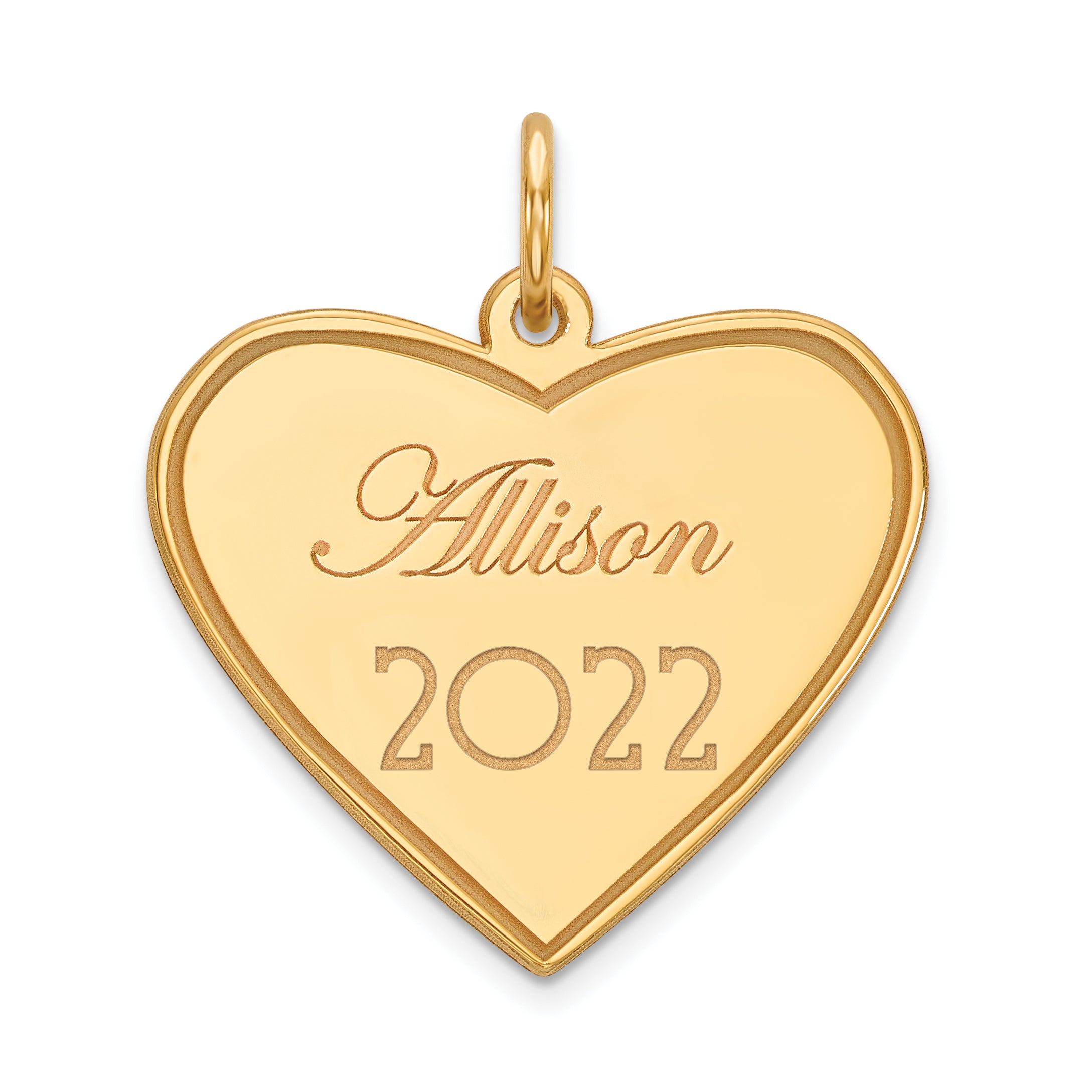 14k Personalized Graduation Charm