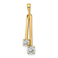 14K A Diamond pendant