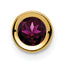 14k 5mm Rhodolite Garnet bezel pendant