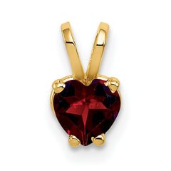 14k Garnet pendant