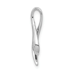 14K White Gold 3mm Ruby Pendant