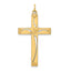 14K Laser Designed Cross Pendant