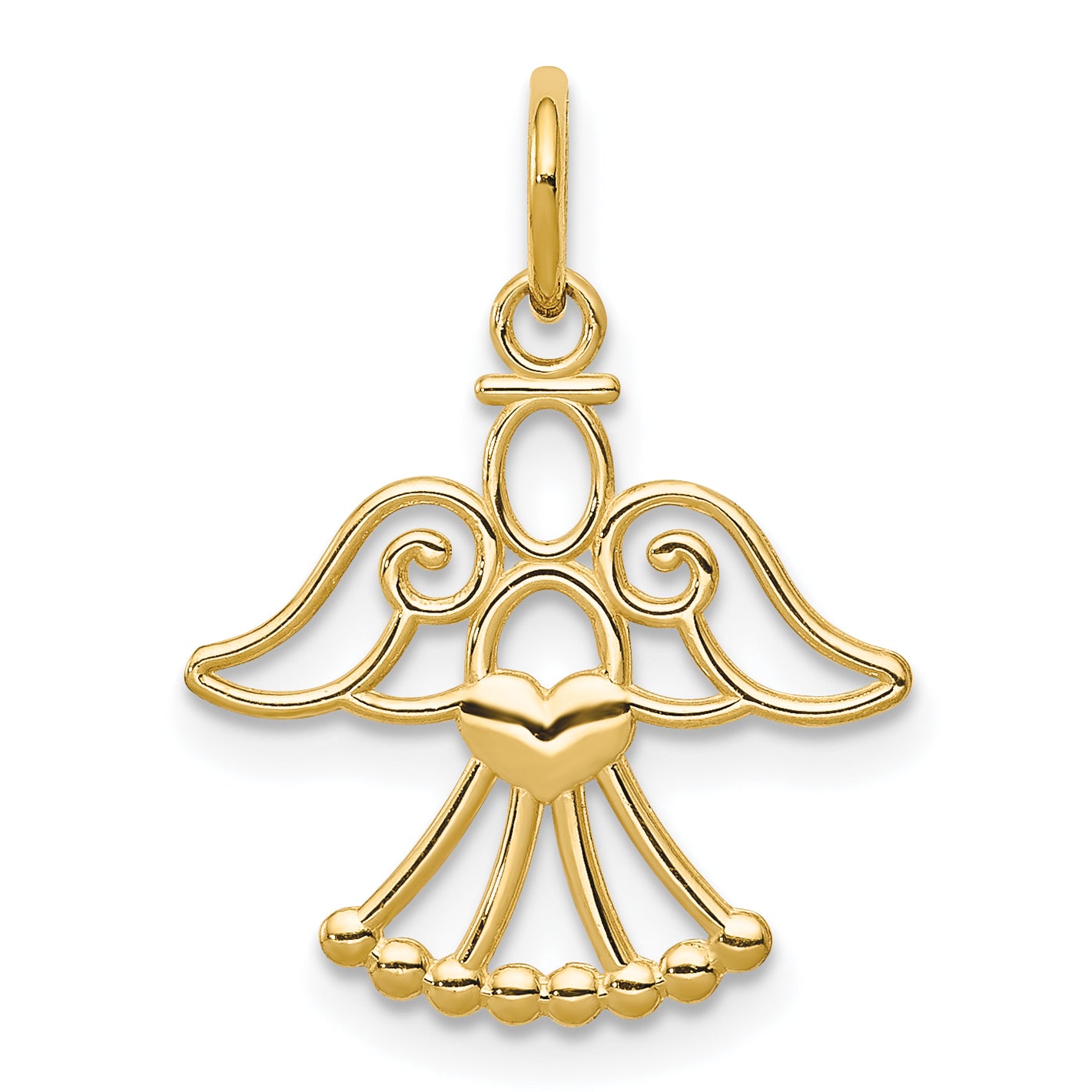 14k Angel Charm