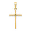 14k Polished Cross Pendant