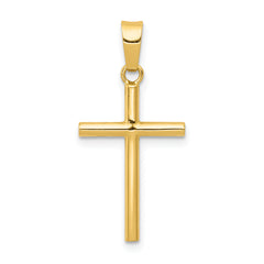 14k Polished Cross Pendant