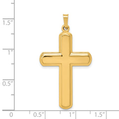 14K Polished Latin Cross Pendant