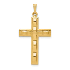 14k Polished Cross Pendant