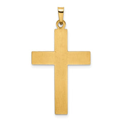 14K Polished Cross Pendant