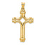 Fancy Cross Pendant in 14K Yellow Gold, 45mm - Sophia Jewelers