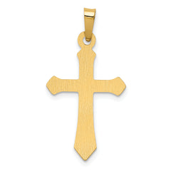14K Polished Cross Pendant