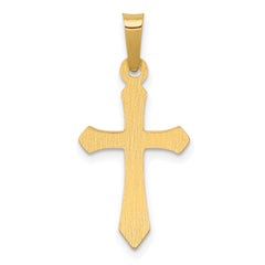14K Polished Cross Pendant