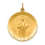 St. Jude Thaddeus Medal Pendant in 14K Yellow Gold, 32mm - Sophia Jewelers