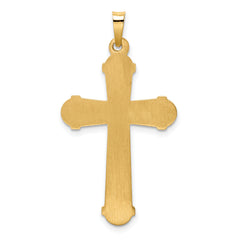 14k Hollow Polished Cross