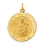 Queen of the Holy Scapular Medal Pendant in 14K Yellow Gold, 29mm - Sophia Jewelers