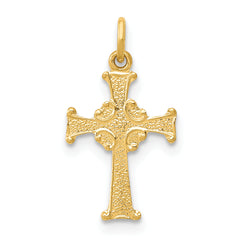 14k Celtic Cross Charm