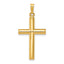 14k Hollow Cross Pendant