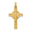 INRI Crucifix Pendant in 14K Yellow Gold, 17x33mm - Sophia Jewelers