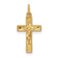14k INRI Crucifix Charm